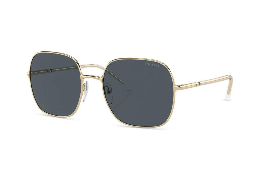 Prada Prada Irregular Shape Sunglasses Women's Gold