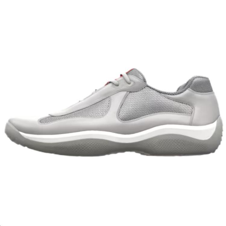 Prada Prada America's Cup Low-Top Casual Shoes 3.5cm Unisex Gray