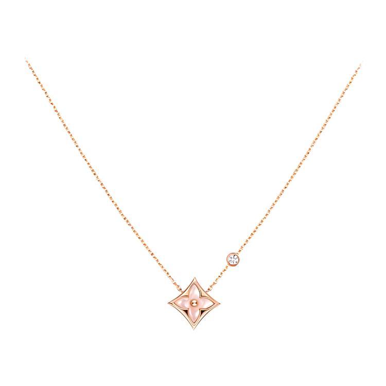 Louis Vuitton Louis Vuitton Color Blossom BB Star Pendant Pink Gold 18 Kt
