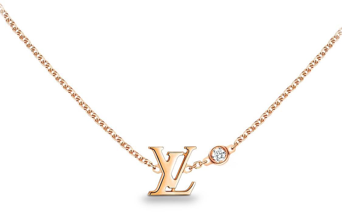 Louis Vuitton Louis Vuitton Idylle Blossom Lv Pendant Pink Gold And Diamond