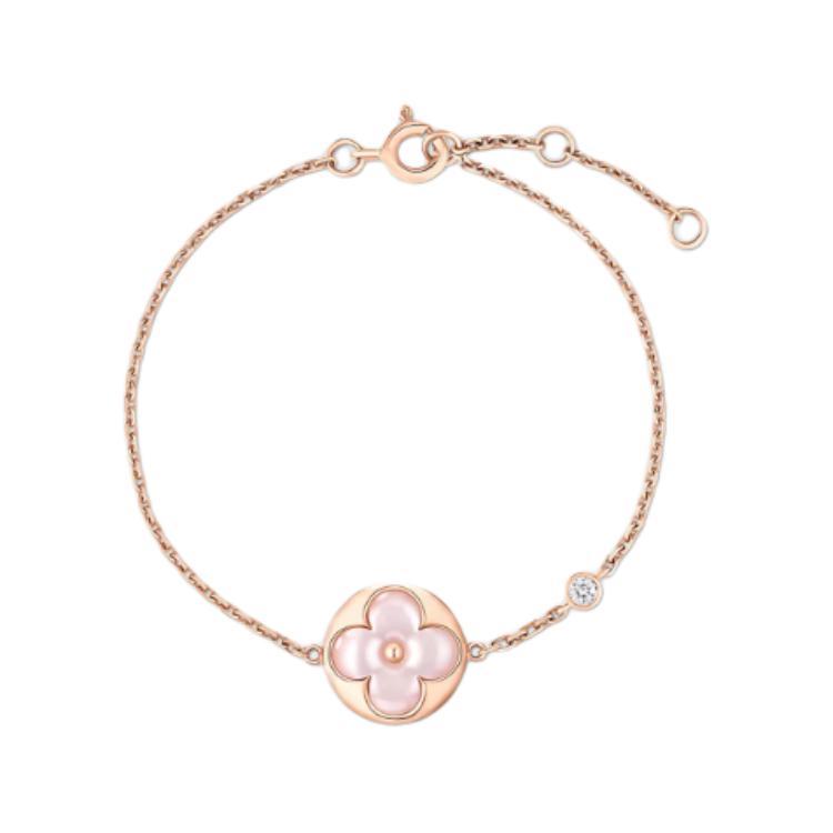 Louis Vuitton Louis Vuitton Color Blossom Bb Sun Bracelet Pink Gold Pink Mother-of-Pearl And Diamond