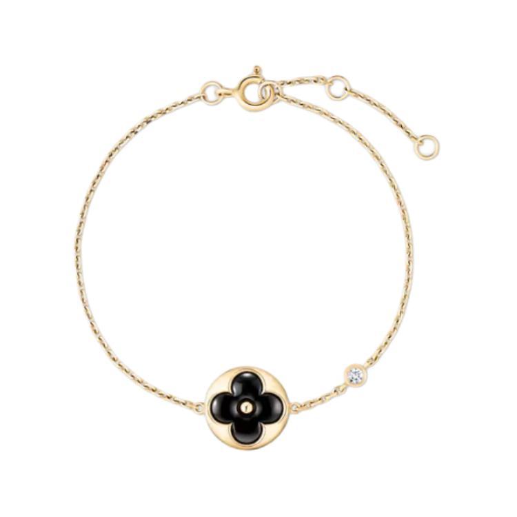 Louis Vuitton Louis Vuitton 18K Gold, Onyx, Diamond, Gemstone Bracelets Unisex Black