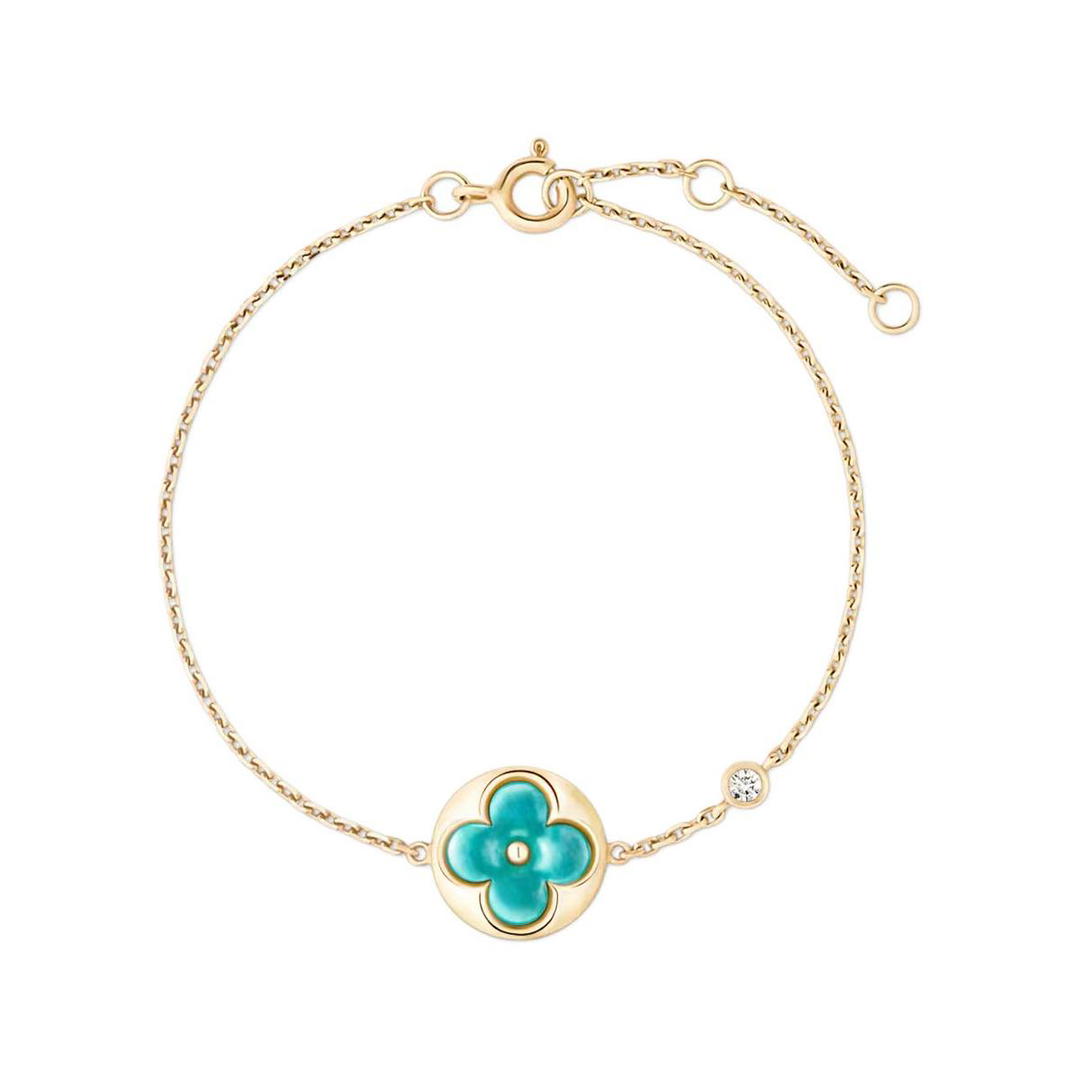 Louis Vuitton Louis Vuitton 18K Gold, Diamond, Amazonite Bracelets Unisex Gold