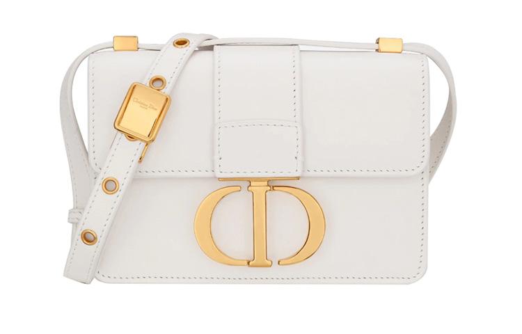 Dior Dior 30 Montaigne Cow Leather Box Bag Shoulder Bag Crossbody Bag Extra Mini Women's Milk White