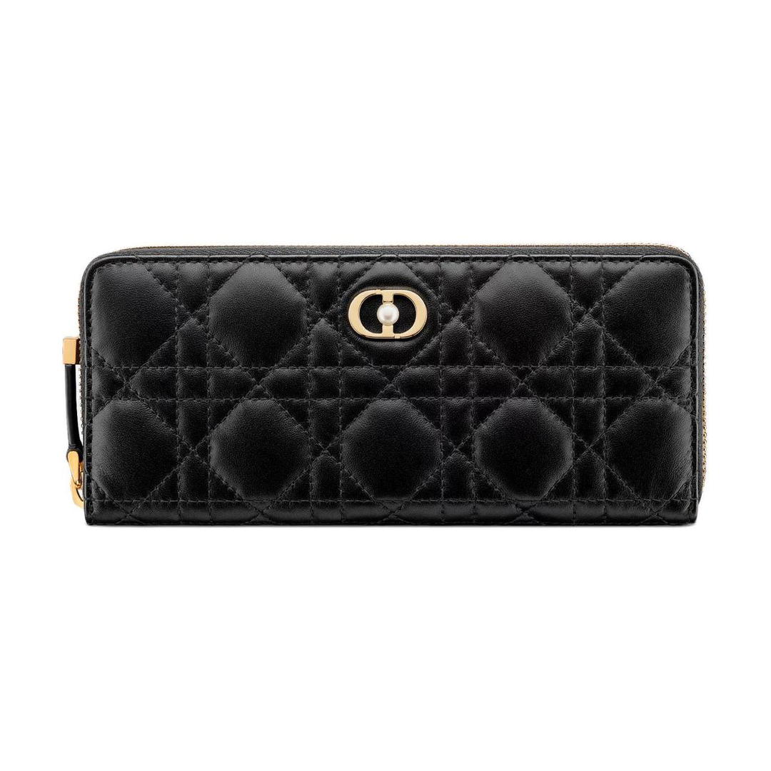 Dior Dior Jolie Sheepskin Wallet Women's Black