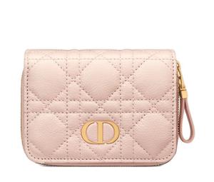 Buy Dior Caro Calfskin Wallet Women's Light Pink at Sasom – Authentic and Ready to Ship