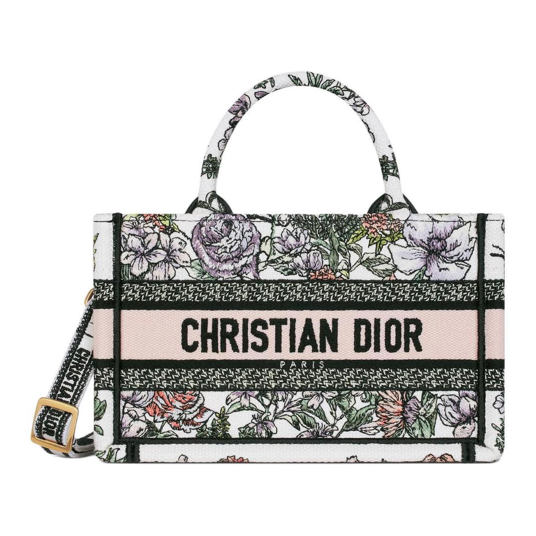 Dior Dior BookTote Cotton Tote Bag, Shopping Bag, Shoulder Bag, Handbag Mini Women's Multicolor