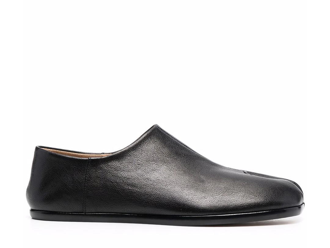 Maison Margiela Maison Margiela Tabi Leather Sliponblack Leather
