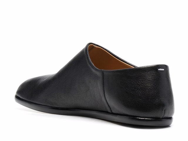 Maison Margiela Maison Margiela Tabi Leather Sliponblack Leather - view 3