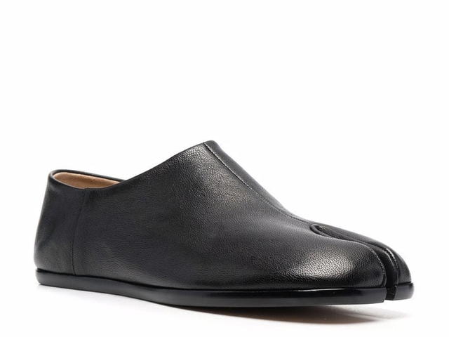 Maison Margiela Maison Margiela Tabi Leather Sliponblack Leather - view 4