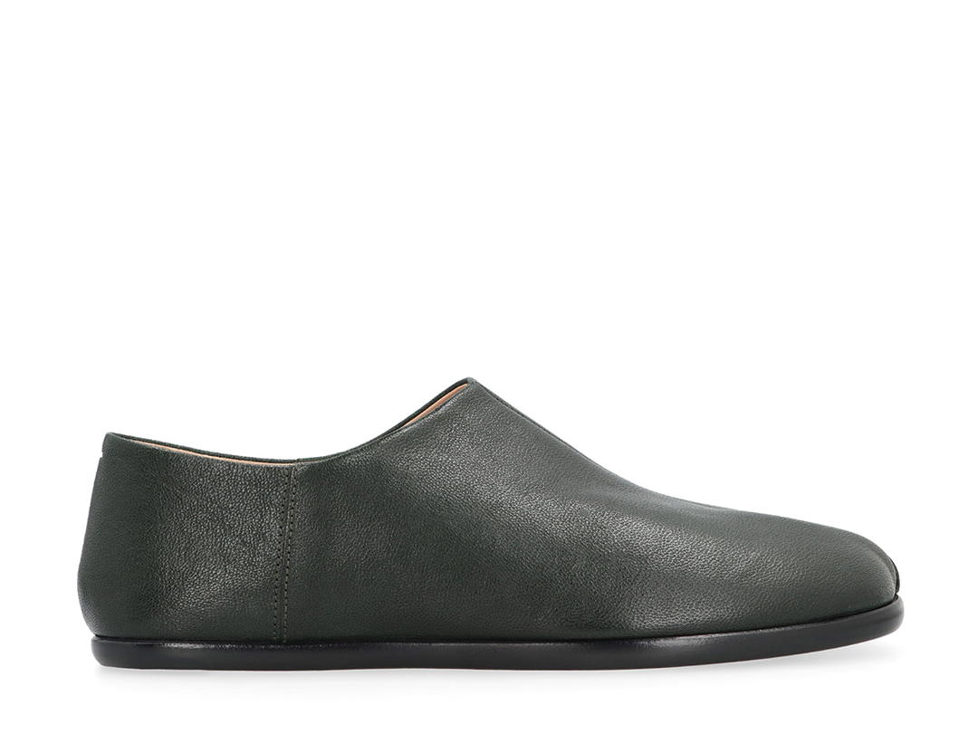 Maison Margiela Maison Margiela Tabi Leather Slipongreen Lamb Camel 100