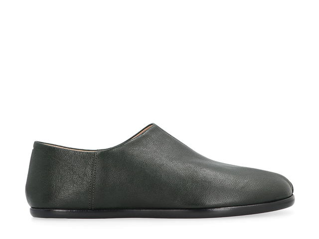 Maison Margiela Maison Margiela Tabi Leather Slipongreen Lamb Camel 100 - view 2