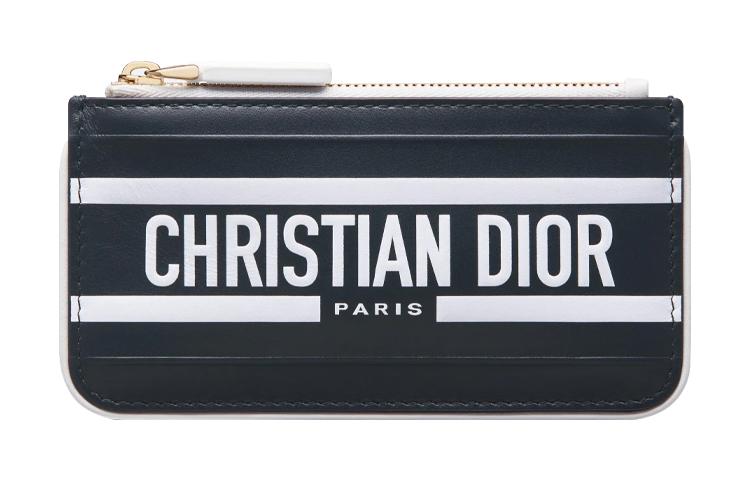 Dior Dior Vibe Collection Calfskin Key Pouch Storage Bag Clutch Women's Blue
