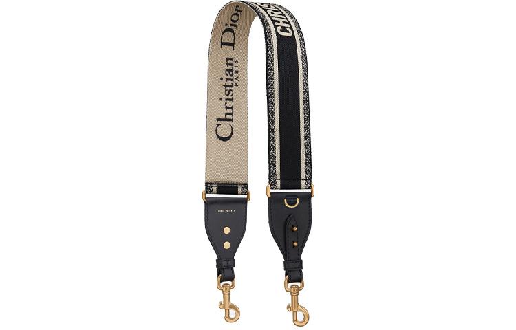 Dior Dior Cow Leather Bag Strap Shoulder Strap Unisex Multicolor