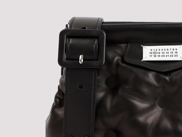 Maison Margiela Maison Margiela Glam Slam Leather Crossbody Bagblack Leather Leather - view 5