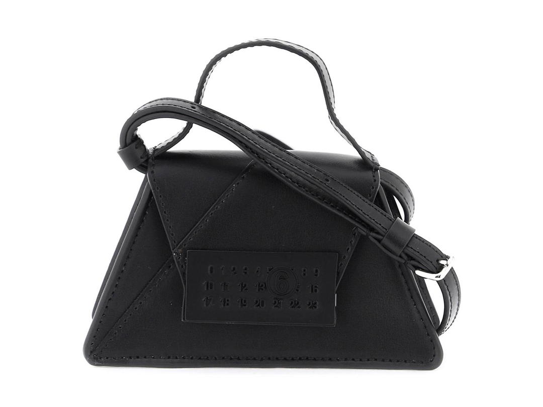 Maison Margiela Mm6 Maison Margiela Japanese 6 Mini Crossbody Bagblack Calfskin