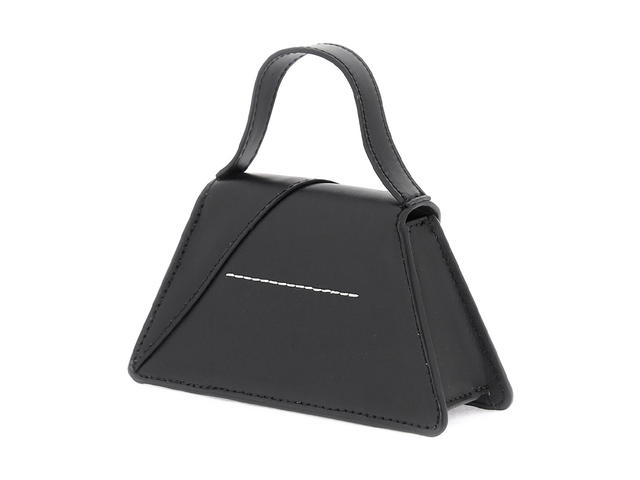 Maison Margiela Mm6 Maison Margiela Japanese 6 Mini Crossbody Bagblack Calfskin - view 2