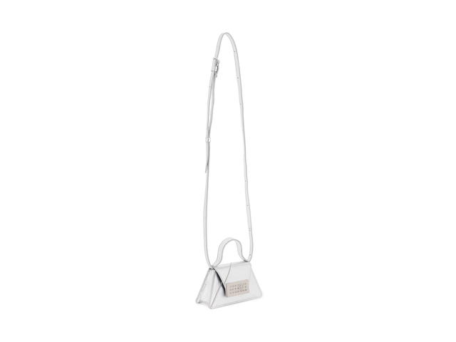 Maison Margiela Mm6 Maison Margiela Japanese 6 Mini Crossbody Bagsilver Calfskin - view 3