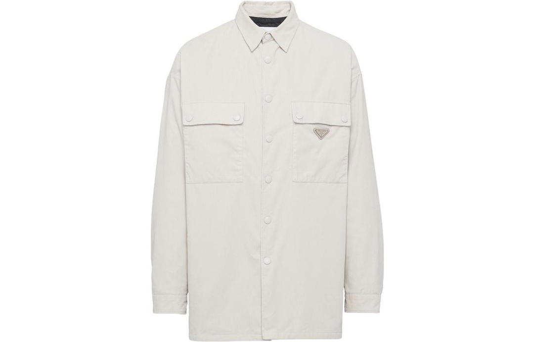 Prada Prada Shirts Men Milk White