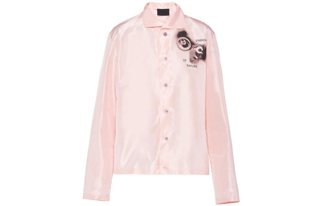Prada Prada Shirts Men Pink