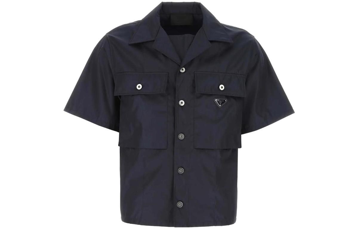 Prada Prada Shirts Men Blue