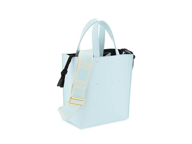 Marni Marni Mini Museo Tote Baglight Blue Calf Leather - view 3