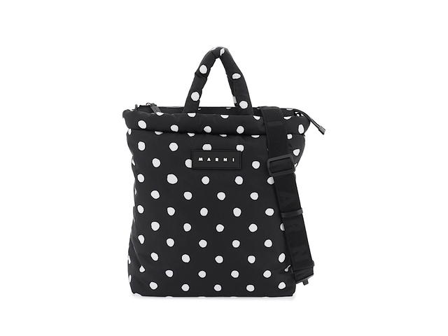 Marni Marni Polkadot Print Tote Bagmixed Colours Pl Calf Leather - view 1