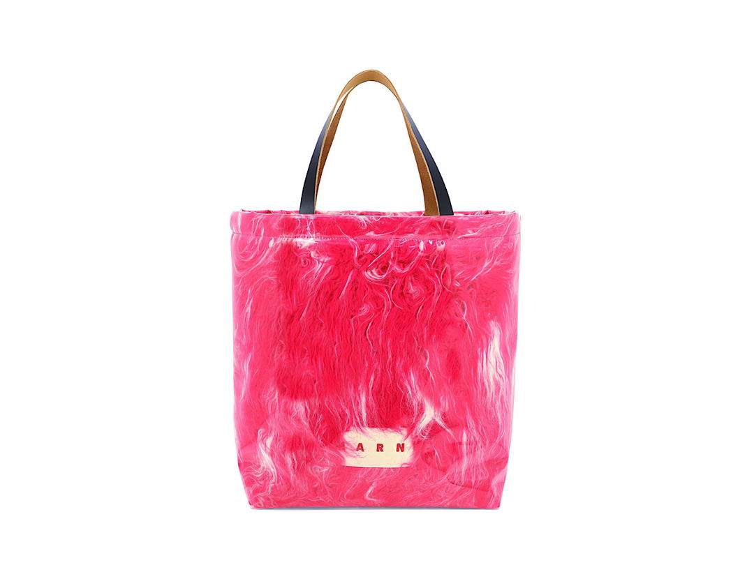 Marni Marni Tribeca Shopping Bagfuchsia Poliuretano