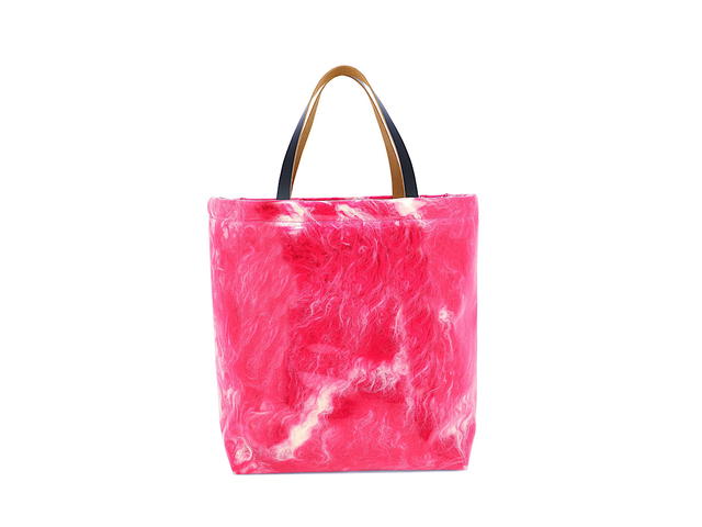Marni Marni Tribeca Shopping Bagfuchsia Poliuretano - view 3