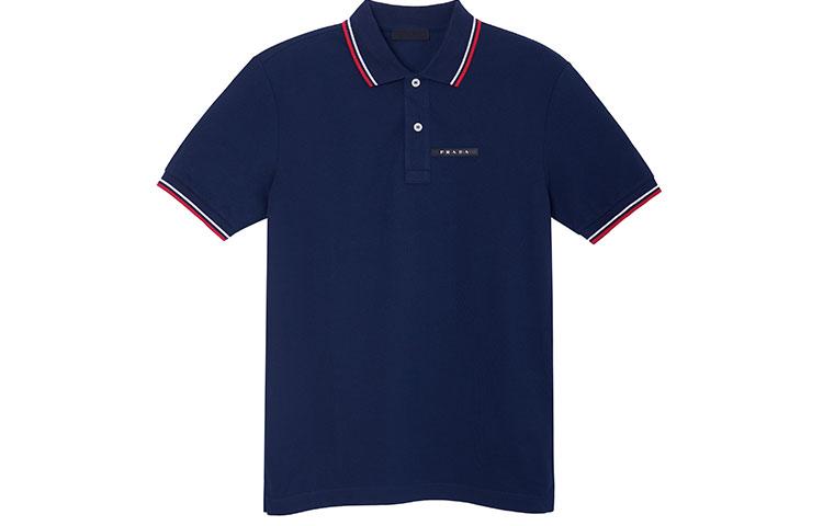 Prada Prada Polo Shirt Men's Dark Blue