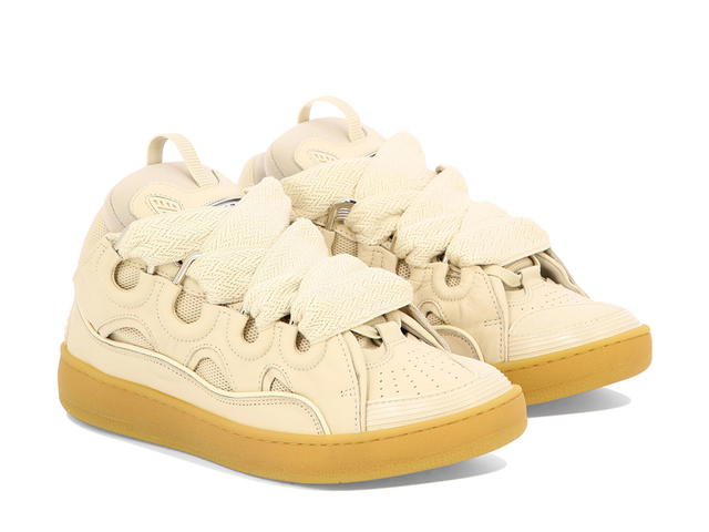 Lanvin Lanvin Curb Sneakersbeige 84 Pelle Di Vitello 8 Poliestere 6 Poliammide 2 Elastan Gomma - view 2