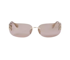 Buy Miu Miu Logo sunglasses Light Pink lenses at Sasom – Authentic and Ready to Ship