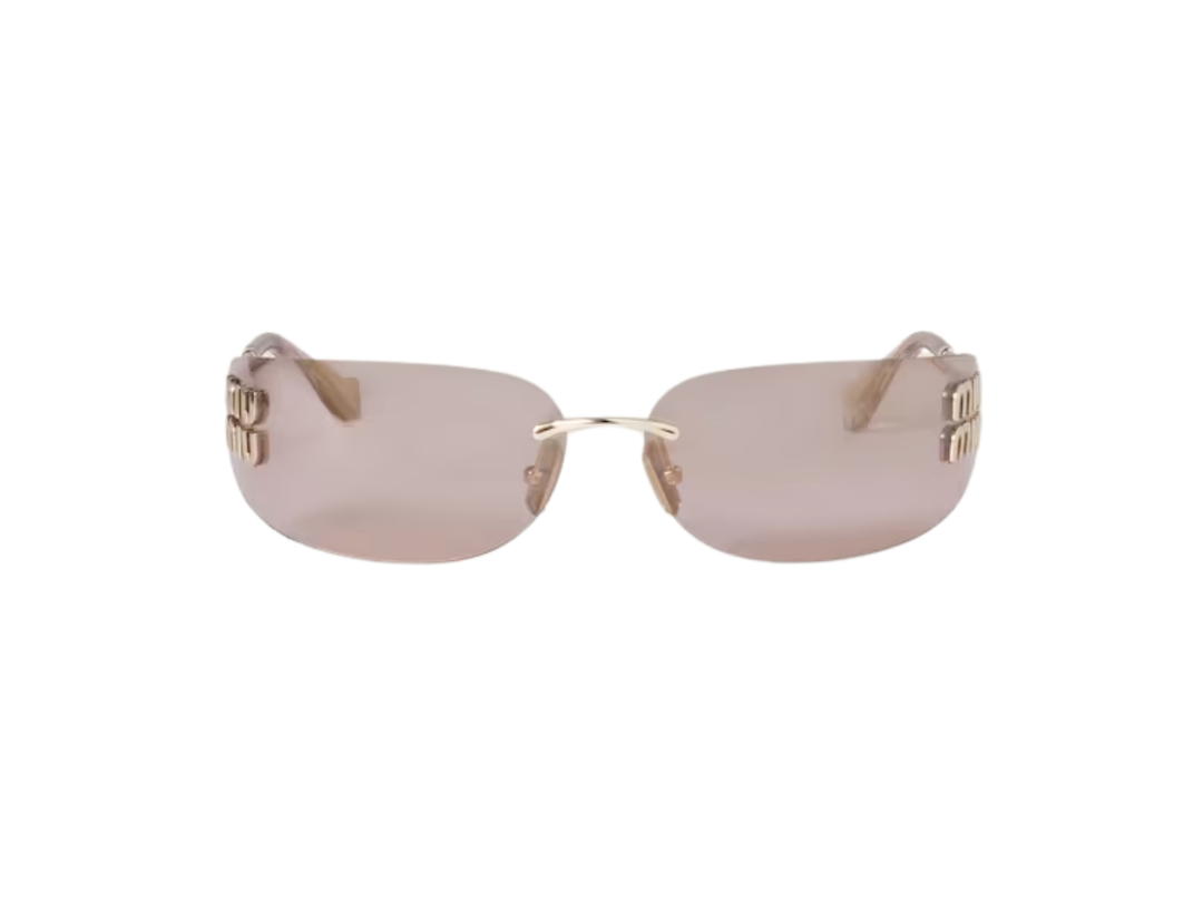Miu Miu Miu Miu Logo sunglasses Light Pink lenses