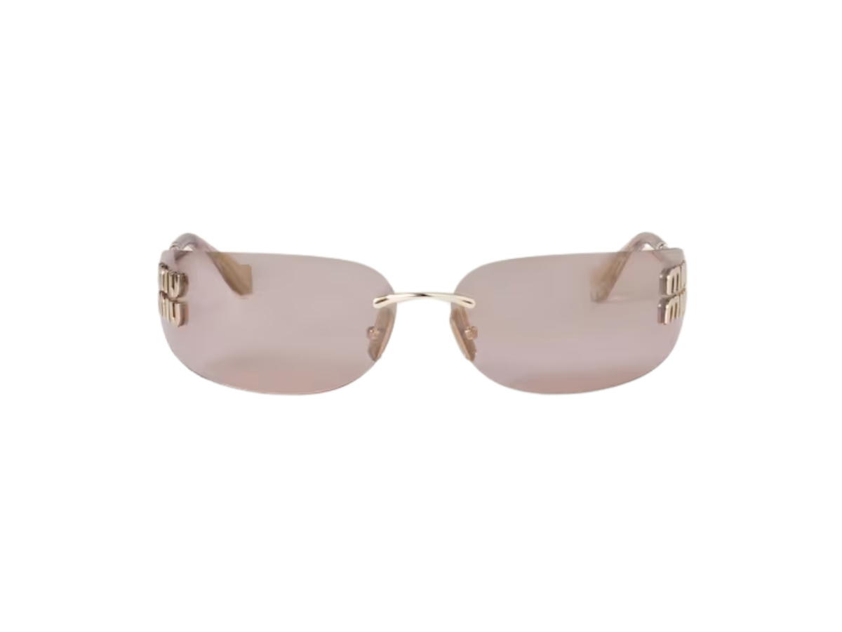 Miu Miu Miu Miu Logo sunglasses Light Pink lenses