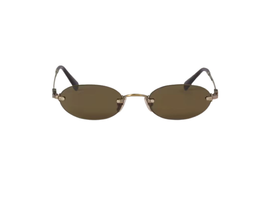 Miu Miu Miu Miu Logo Sunglasse Loden Green Lenses