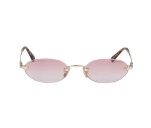 Buy Miu Miu Logo Sunglasses Gradient Pink lenses at Sasom – Authentic and Ready to Ship