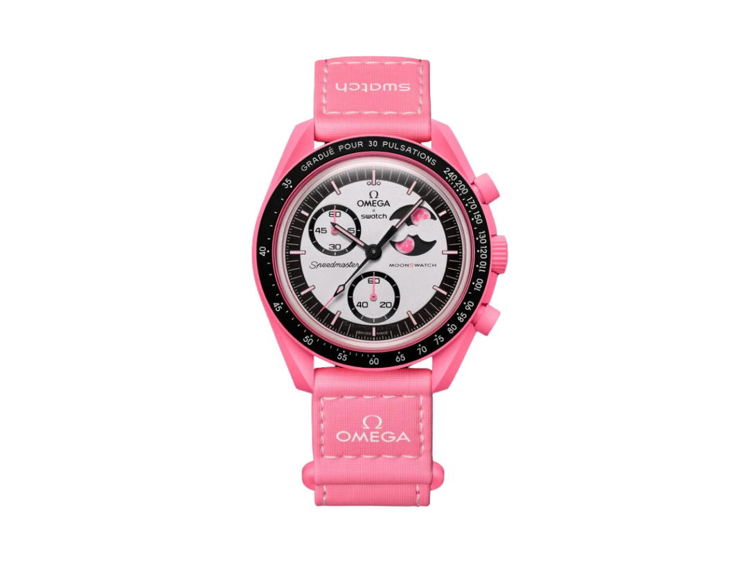 Swatch Swatch X Omega Bioceramic Moonswatch Mission To The Pink Moonphase SO33P700