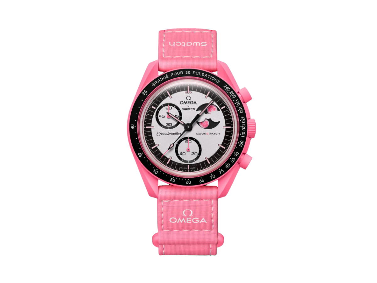 Swatch Swatch X Omega Bioceramic Moonswatch Mission To The Pink Moonphase SO33P700
