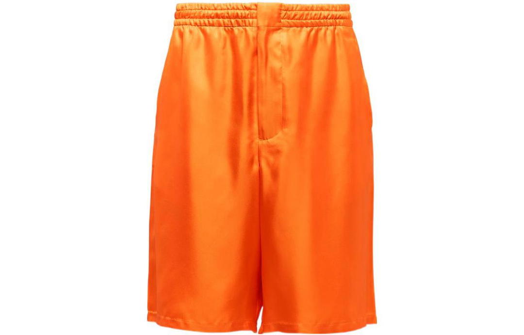Prada Prada Casual Shorts Men Orange