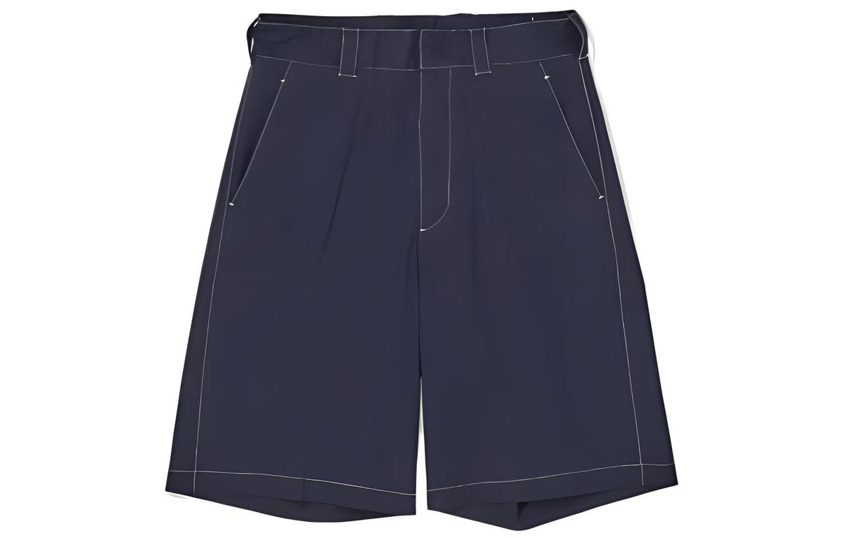 Prada Prada Casual Shorts Men Navy Blue