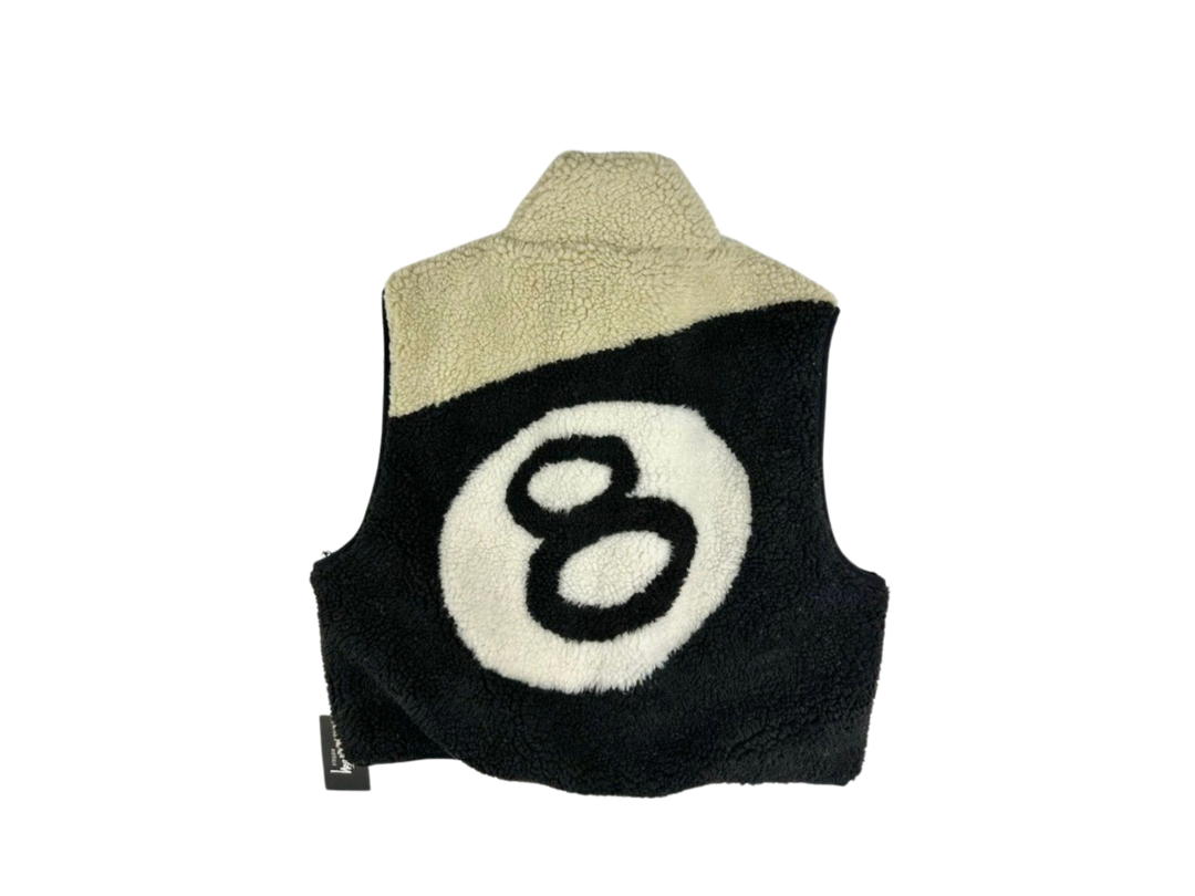Stussy Stussy 8 Ball Reversible Cropped Vest Black