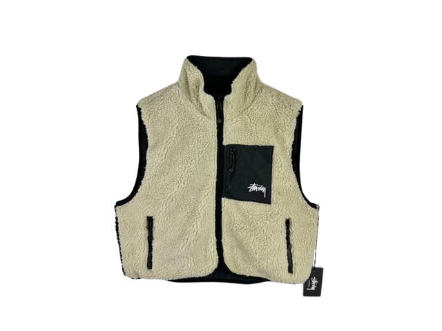 Stussy Stussy 8 Ball Reversible Cropped Vest Black - view 2