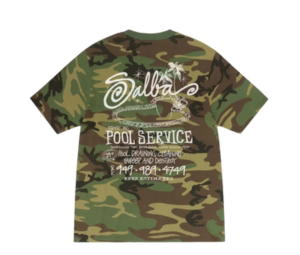 Buy Stussy Pool Service Pigment Dyed Tee Camo (SS25) at Sasom – Authentic and Ready to Ship