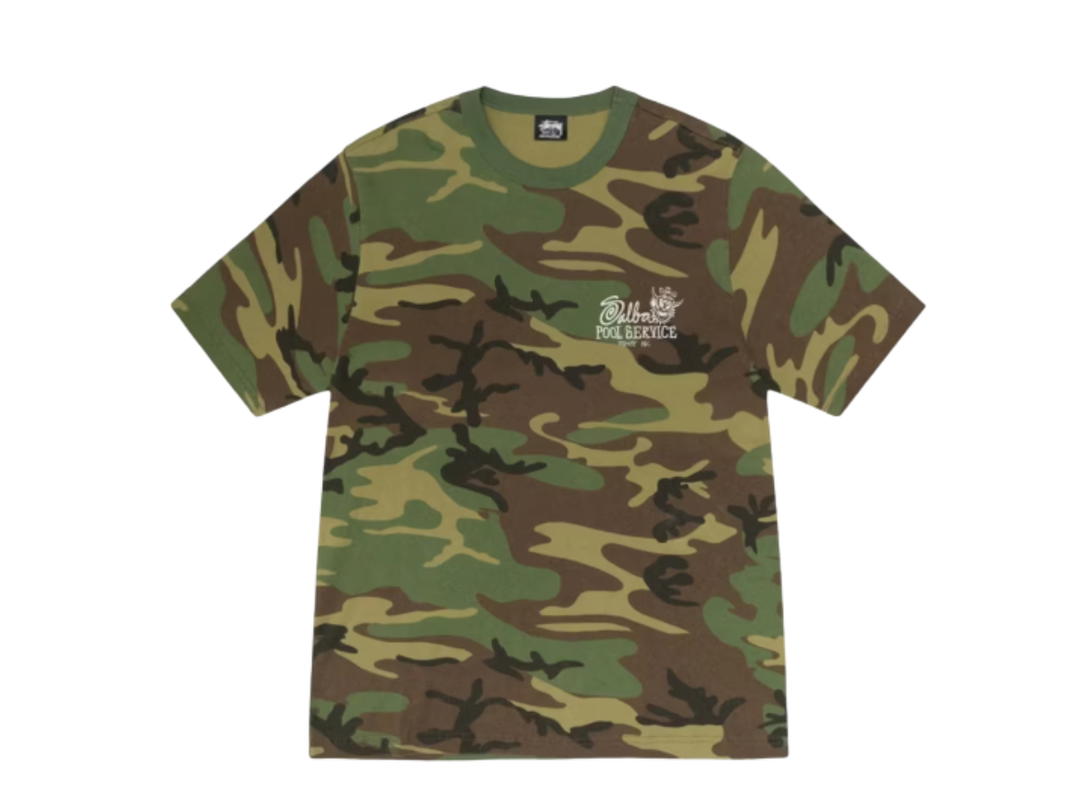 Stussy Stussy Pool Service Pigment Dyed Tee Camo (SS25)