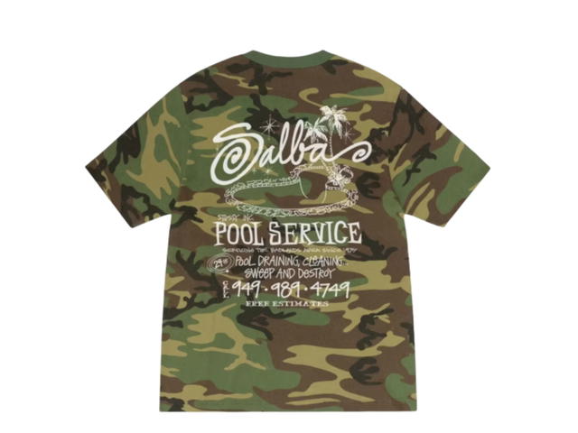 Stussy Stussy Pool Service Pigment Dyed Tee Camo (SS25) - view 2