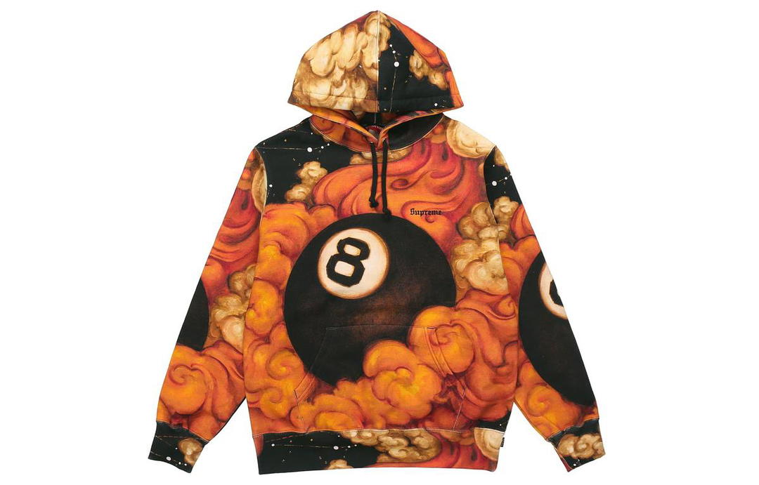 Supreme Supreme Martin Wong 8 Ball Hooded Sweatshirt