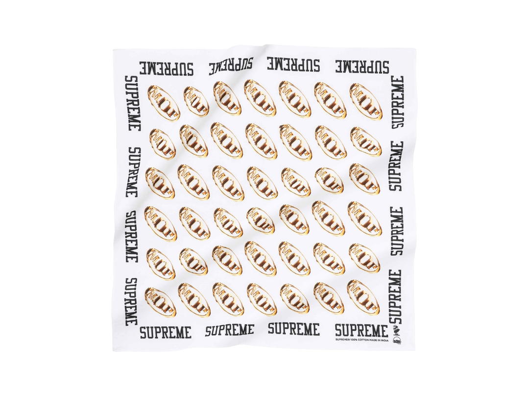 Supreme Supreme M.O.P. Bandana White (fw24)