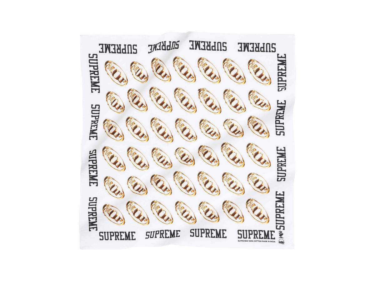 Supreme Supreme M.O.P. Bandana White (fw24)