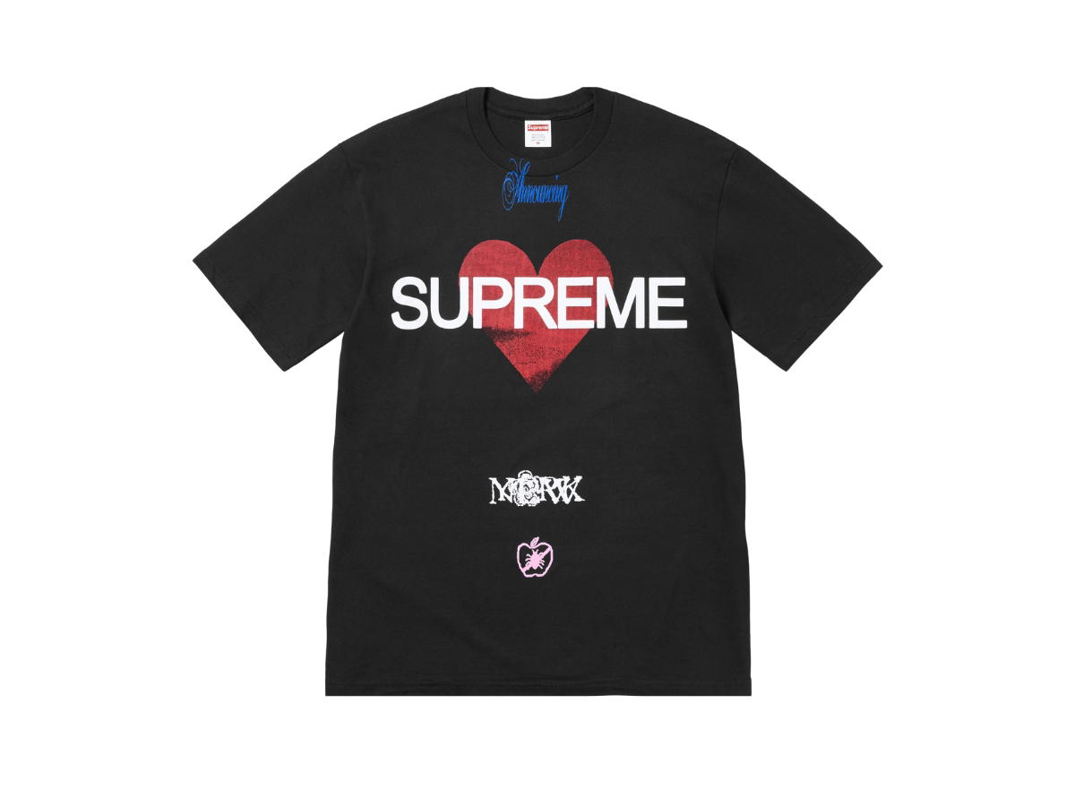 Supreme Supreme Announcing Tee Black