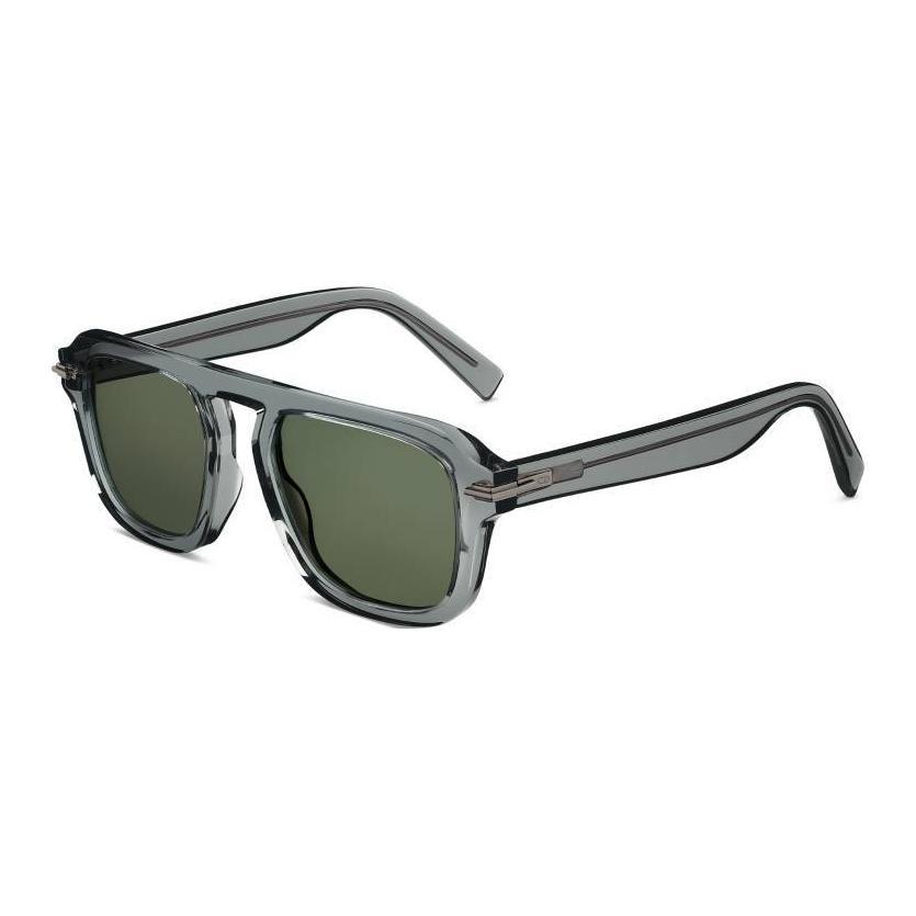 Dior Dior Metal Square Sunglasses Men's Gray